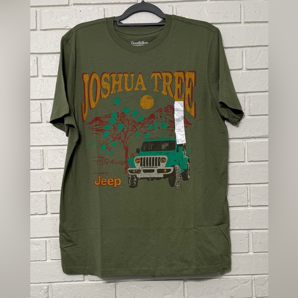 Men’s Goodfellow X Jeep Joshua Tree tee. Size L. NWT